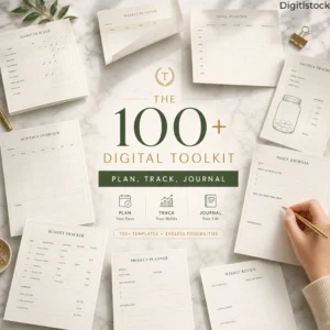 Design Your Best Life with the 100+ Digital Planner & Financial Tracker Toolkit