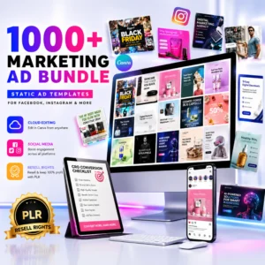 1,000+ Marketing Static Ads: High-Converting Canva Designs That Stop the Scroll
